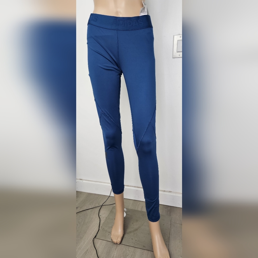 Adidas Blue Alphaskin Leggings